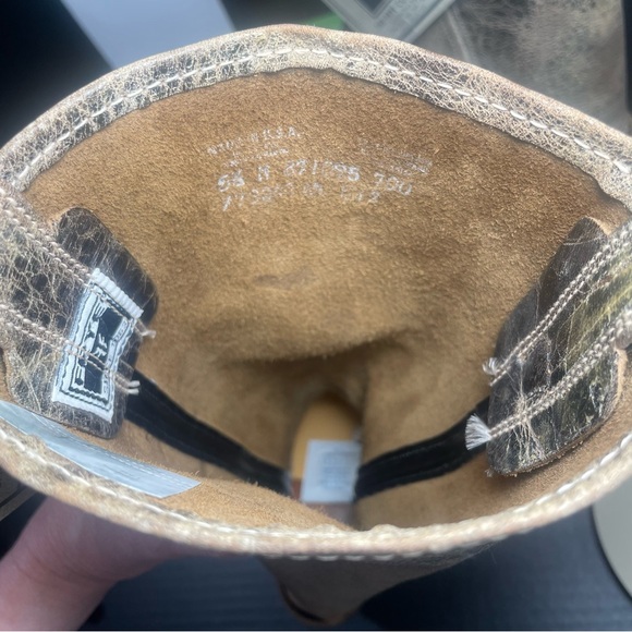 BRAND NEW FRYE CHOCOLATE DISTRESSED TALL HARNESS BOOT 5.5M PRICE FIRM - Picture 10 of 12